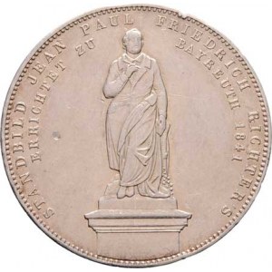 Bavorsko, Ludwig I., 1825 - 1848, 2 Tolar 1841 - pomník J.P.F.Richtera, KM.429 (Ag900),