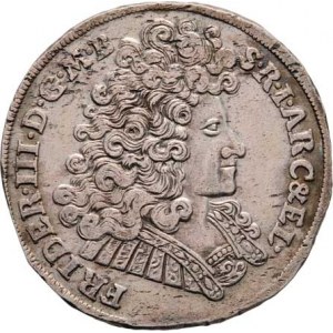 Branibory - Prusko, Friedrich III., 1688 - 1701, 2/3 Tolaru 1692 LC-S, Berlin-Schneider, KM.556,