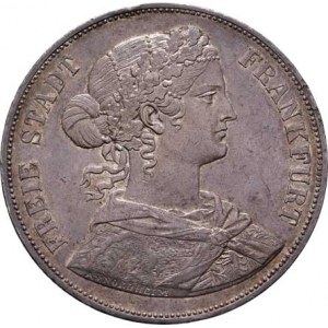 Frankfurt - město, 2 Tolar spolkový 1861, KM.365 (Ag900), 36.997g,