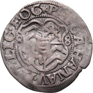 Hannau - Lichtenberg, Phillip IV., 1538 - 1590, 1/2 Batzen (15)88 - s titulem Rudolfa II., Sa.2192