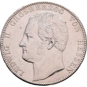 Hessen-Darmstadt, Ludwig II., 1830 - 1848, 2 Tolar spolkový 1842, KM.310 (Ag900), 37.060g,