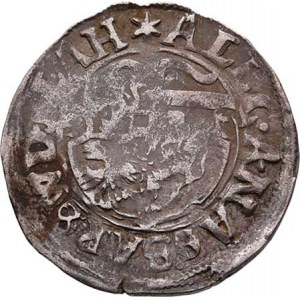 Nassau - Weilburg, Albrecht, 1559 - 1593, 1/2 Batzen b.l. - s tit. Rudolfa II., podobný Sa.2400