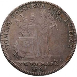 Norimberk, František I., 1745 - 1765, Tolar 1765 SSGNR - Těšínský mír - Germania stojící