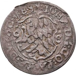Pfalz - Zweibrücken, Johann I., 1569 - 1604, 3 Krejcar (15)98 - s titulem Rudolfa II., Sa.2011
