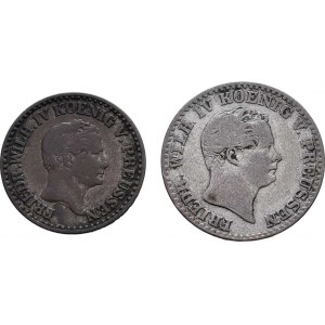 Prusko - král., Friedrich Wilhelm IV., 1840 - 1861, 2.5 Groš 1842 A, Berlín, KM.444 (Ag375), 3.030g