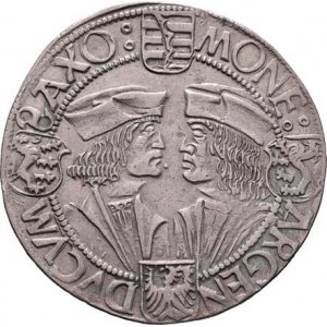 Sasko - Ernest.linie, Friedrich III., Johann a Georg, Tolar b.l., Annaberg-Schreibersdorf (1512-152