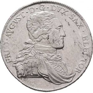 Sasko, Friedrich August III., 1763 - 1806, Tolar 1800 IEC, Drážďany, KM.1027.2 (Ag833), 27.828g,