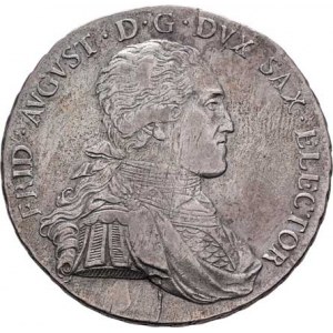 Sasko, Friedrich August III., 1763 - 1806, Tolar 1806 SGH, Drážďany, KM.1027.2 (Ag833), 27.776g,
