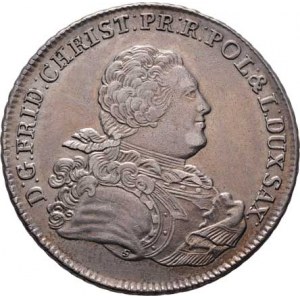 Sasko, Friedrich Christian, 1763, Tolar 1763 IFöF, Drážďany, Haupt.49/403, KM.962,