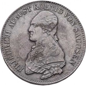 Sasko - království, Friedrich August I., 1806 - 1827, Tolar 1818 IGS, Drážďany, KM.1077 (Ag833), 27