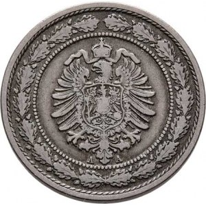 Německo - drobné ražby císařství, 20 Fenik 1888 A, KM.9.1 (CuNi), 6.141g, nep.hr.,