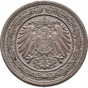 Německo - drobné ražby císařství, 20 Fenik 1892 A, KM.13 (CuNi), 6.234g, nep.hr.,