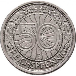 Německo - 3.říše, 1933 - 1945, 50 Fenik 1935 E, KM.49 (Ni), 3.524g, nep.hr.,