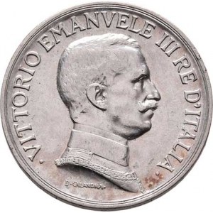 Itálie, Viktor Emanuel III., 1900 - 1946, Lira 1916 R, Řím, KM.57 (Ag835), 4.988g, nep.hr.,