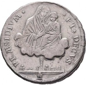 Itálie - Bologna, republika, 1796 - 1797, 10 Paoli (Scudo) 1797, KM.339 (Ag833), 28.960g,