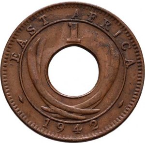 Britská východní Afrika, George VI., 1936 - 1952, Cent 1942, KM.29 (bronz), 1.904g, nep.hr., nep.ry
