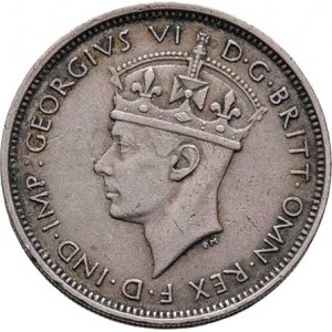 Britská západní Afrika, George VI., 1936 - 1952, 3 Pence 1939 H, Heaton-Birmingham, KM.21 (CuNi),
