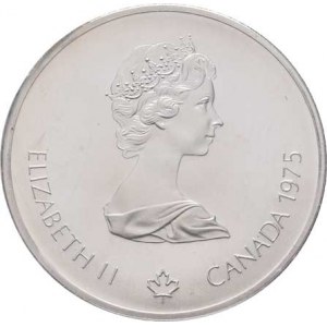 Kanada, Elizabeth II., 1952 -, 10 Dolar 1975 - LOH - kanoistika, KM.105 (Ag925,