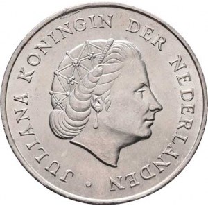 Nizozemské Antily, Juliana, 1948 - 1980, 2.5 Gulden 1964, KM.7 (Ag720), 25.026g, dr.hr.,