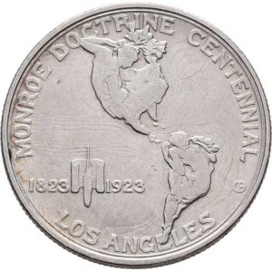USA, 1/2 Dolar 1923 S - Monroe Doctrine, KM.153, 12.480g,