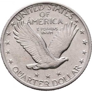USA, 1/4 Dolar 1920 - stojící Liberty, KM.145 (Ag900),