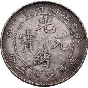 Čína - provincie Kiang-nan, Dolar (1903) - s nápisem HAH, Y.145a.10 (Ag900),