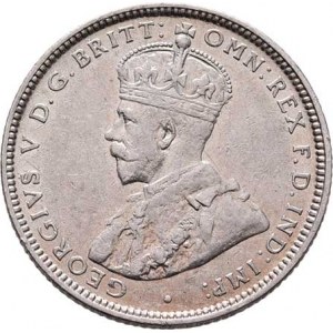 Austrálie, George V., 1910 - 1936, Shilling 1916 M, Melbourne, KM.26 (Ag925), 5.626g,