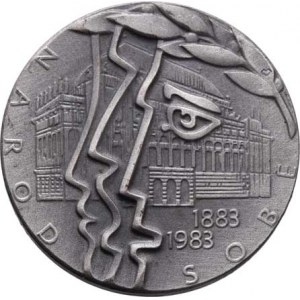 Medaile vydané Českou numismatickou společností, Vitanovský - 100 let Národního divadla 1983 -