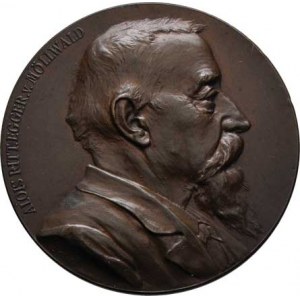 Scharff Anton, 1845 - 1903, Alois von Egger - medaile na 70.narozeniny 1899 -