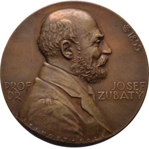 Šejnost Josef, 1878 - 1941, Prof.J.Zubatý, president ČAVU - 70.narozeniny 1925 -