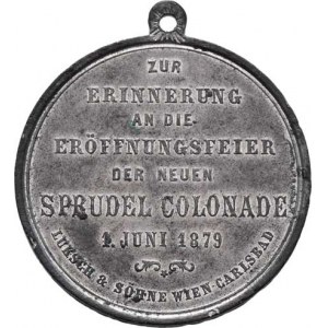 Karlovy Vary, Otevření Sprudelovy kolonády 1.6.1879 - kolanáda,