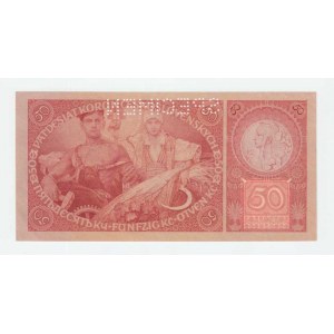 Československo - bankovky Národ. banky Československé, 50 Koruna 1929, série Fb, BHK.24b, He.24b.s1