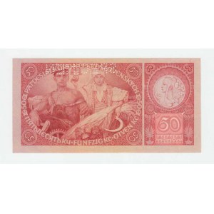 Československo - bankovky Národ. banky Československé, 50 Koruna 1929, série Ua, BHK.24b, He.24b.s1