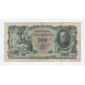 Československo - bankovky Národ. banky Československé, 100 Koruna 1931, série Aa, BHK.25b, He.25b1