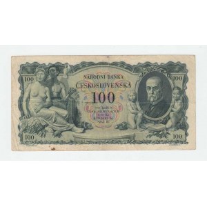 Československo - bankovky Národ. banky Československé, 100 Koruna 1931, série Gb, BHK.25b, He.25b1