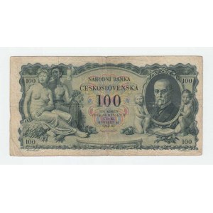 Československo - bankovky Národ. banky Československé, 100 Koruna 1931, série Lb, BHK.25b, He.25b1