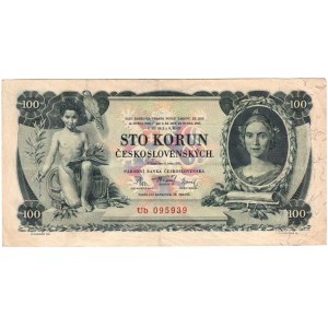 Československo - bankovky Národ. banky Československé, 100 Koruna 1931, série Ub, BHK.25b, He.25b1