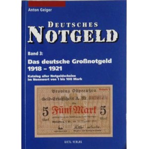 Knihy :, Geiger Anton : Deutsches Notgeld - Band 3 -
