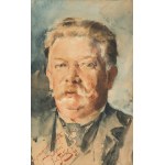 Julian Fałat (1853 Tuligłowy - 1929 Bystra), Portret Ludwika Norblina (1836-1914), 1891 r.