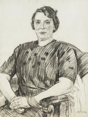 Józef Mehoffer (1869 Ropczyce - 1946 Wadowice), Portret kobiety