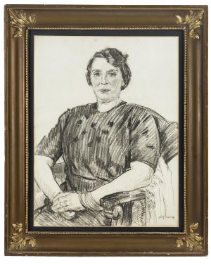 Józef Mehoffer (1869 Ropczyce - 1946 Wadowice), Portret kobiety