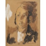 Emmanuel Katz (zw. Mané-Katz) (1894 Krzemieńczuk - 1962 Tel Awiw), Portret Żyda, 1925 r.