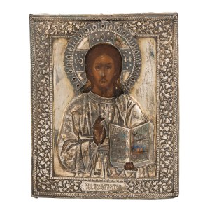 Ikona - Chrystus Pantokrator, Moskwa, 2 poł XIX w.