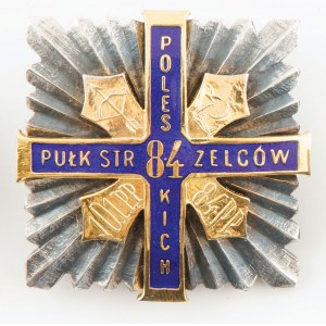 ODZNAKA 84 PUŁKU STRZELCÓW POLESKICH - replika, Polska, Warszawa, A. Panasiuk