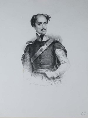 LEMERCIER Bernard ( XIX wiek-XIX wiek ), PORTRET MICHAŁA CZAYKOWSKIEGO