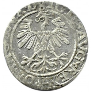 Zygmunt II August, półgrosz 1560, Wilno LITV/L