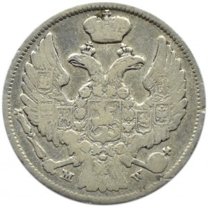 Mikołaj I, 15 kopiejek/1 złoty 1839 MW, Warszawa