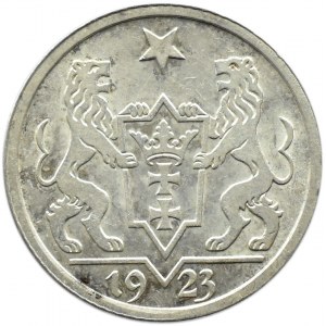 Wolne Miasto Gdańsk, 1 gulden 1923, Utrecht, piękne!