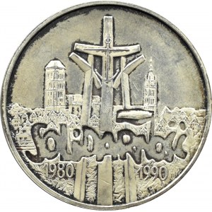 Polska, III RP, Solidarność (A), 100000 złotych 1990, typ A, Warszawa, UNC