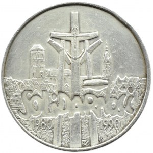 Polska, III RP, Solidarność (C), 100000 złotych 1990, typ C, Warszawa